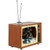 LED Lighted Animated Musical TV with Ice Skating Scene Christmas Display - 9.25"
